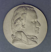 Monge : plaster medallion