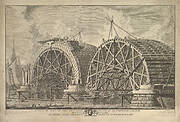 A view of part of the intended Bridge at Blackfriars, London