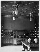 Detail of south wall of the Peacock Room, 1908, Detroit. Photographed by George