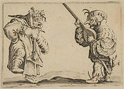 Les Danseurs au Luth (The Dancers with a Lute), from Les Caprices Series B, The Nancy Set