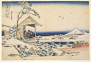 Snowy Morning at Koishikawa from the series Thirty-six Views of Mt. Fuji