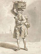 London Cries: A Man with a Basket (Man Selling Pots and Pans)