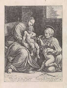 Maria met Kind en Elisabeth met de kleine Johannes