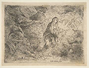 The angel awakening Joseph to the presence of the Virgin and Child