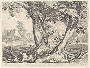 Landschap met de parabel van de zaaier