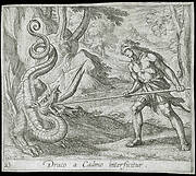 Cadmus Killing the Serpent