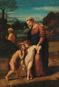 The Holy Family with Little St. John the Baptist, called the “Madonna del Passeggio”