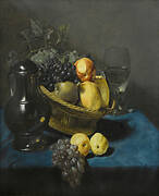 Still life with a basket of fruit