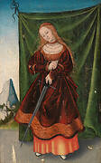 Female Saint with Sword (Saint Lucy?)