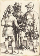 Three Peasants in Conversation