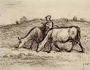 Figure with Cattle