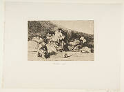 Plate 25 from 'The Disasters of War' (Los Desastres de la Guerra): 'These too.' (Tambien estos.)