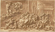 The Sons of Niobe Being Slain by Apollo and Diana