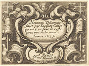 Frontispiece for Callot's "The New Testament"