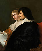 Double Portrait of Constantijn Huygens (1596-1687) and Suzanna van Baerle (1599-1637)