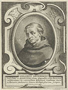 Portret van de Augustijn Gregorius Ariminensis