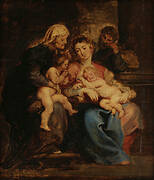 The Holy Family with Saint Elizabeth and Saint John