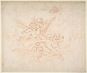 Preparatory Drawing of a Ceiling for Etching after Boucher Drawing