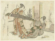 Two Women With a Koto