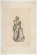 Woman with a Churn