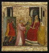 Saint Lawrence Arraigned Before the Prefect Valerianus