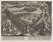 Plate 6: Romans Defeated Near the Rhine, from The War of the Romans Against the Batavians (Romanorvm et Batavorvm Societas)