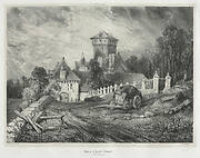 Picturesque and Romantic Journeys in Old France: Auvergne (vol. II): Pesteil Chateau at Polminhac, Plate 202