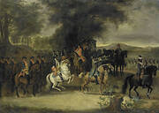 Inspection of a Cavalry Regiment, perhaps by William of Hesse-Homburg