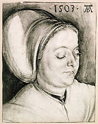 Bust of a woman, presumably of Agnes Dürer