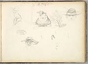 Sketches of Figures (in Sketch Book With Twenty-six Sketches)