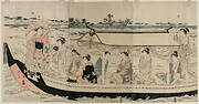 Women in a Pleasure Boat on the Sumida River