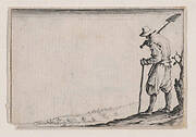 Le Paysan Portant sa Pelle sur L'Épaule (The Peasant Carrying his Shovel on his Shoulder), from Les Caprices Series A, The Florence Set