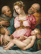 Holy Family with the Infant Saint John the Baptist and Saint Francis