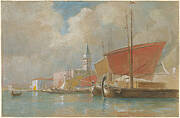 Shipping Along the Molo in Venice