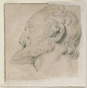 Study of the head of Henry IV