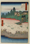 Flower Pavilion, Dango Slope, Sendagi, No. 16 in One Hundred Famous Views of Edo