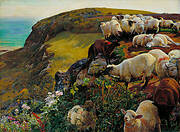 Our English Coasts, 1852 (`Strayed Sheep')