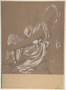 Seated Female Figure. Study for the Figure of the Iliad in: The Apotheosis of Homer