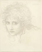 Head of a Young Woman (Study for "The Hesperides"?)