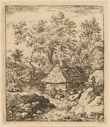 Landscape with Millstone near a Cask