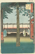 One Hundred Famous Views of Edo “Dawn at the Kanda Myojin Shrine”