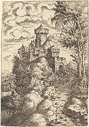 Landscape with a Fortress and Big Stairway