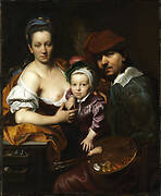 Self-Portrait of the Artist with His Wife and Son