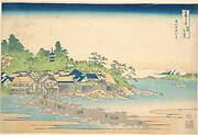 冨嶽三十六景　相州江の島|Enoshima in Sagami Province (Sōshū Enoshima), from the series Thirty-six Views of Mount Fuji (Fugaku sanjūrokkei)