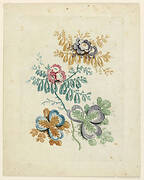 Fantastic flower motif from "Nouvelle Suitte de fleurs iéales"