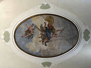 Fresco Diana and cupids