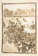 Crowd in a Park; folio 31 from the Images of Spain Album 'F'