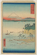 富士三十六景　相州三浦の海上|Fuji from Miura, Sagami (Soshu Miura no Kaijo), from the series Thirty-six Views of Mount Fuji (Fugaku sanjūrokkei)