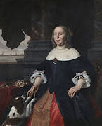 Portrait of Catharina Claesdr. Gaeff alias Lambertsdr. Opsy (1619-1698), Wife of Cornelis Witsen, Mayor of Amsterdam