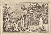 Swine Herd near a Chapel